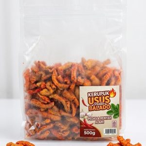 KERIPIK USUS PEDAS BALADO (500GR)