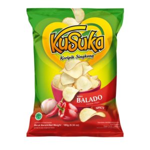 KUSUKA KERIPIK SINGKONG BALADO / SPICY (180GR)