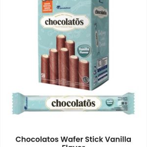GARUDA FOOD - CHOCOLATOS  RASA VANILLA (ISI 24 pcs)