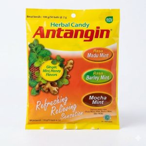 PERMEN HERBAL ANTANGIN 100GR/50 BUTIR @2g