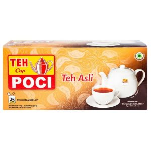 TEH CAP POCI - TEH ASLI HITAM ORIGINAL 50gr (25 Kantong)