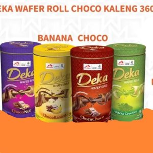 DUA KELINCI DEKA - WAFER ROLL Kaleng