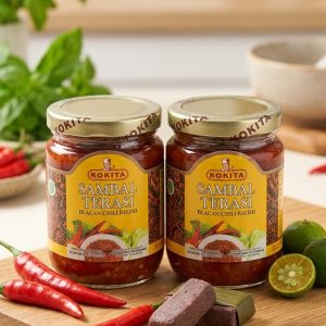 KOKITA - SAMBAL TERASI BOTOL KACA (250GR)